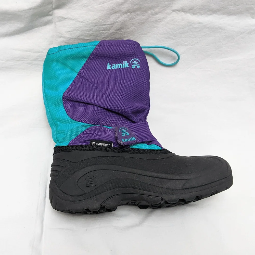 Kamik Girls Insulated Snow Boots Size 2